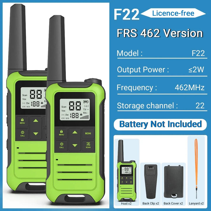 VegaComm 5KM Walkie Talkie Set