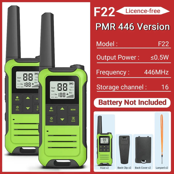 VegaComm 5KM Walkie Talkie Set