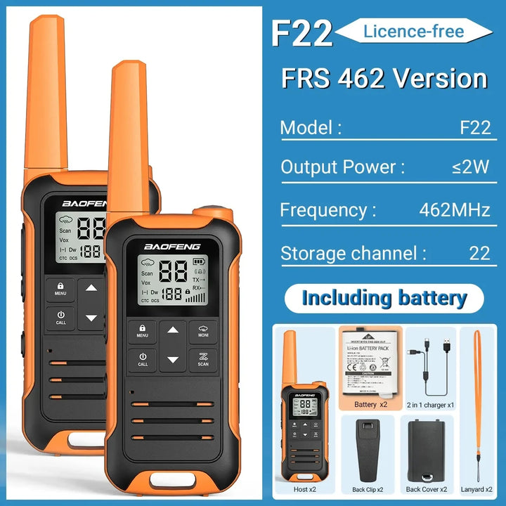 VegaComm 5KM Walkie Talkie Set