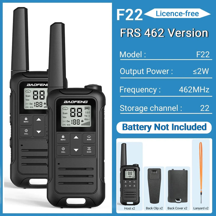 VegaComm 5KM Walkie Talkie Set