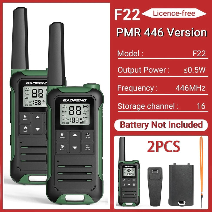 VegaComm 5KM Walkie Talkie Set