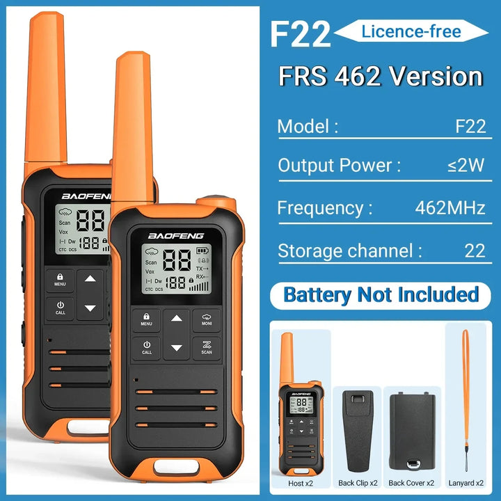 VegaComm 5KM Walkie Talkie Set