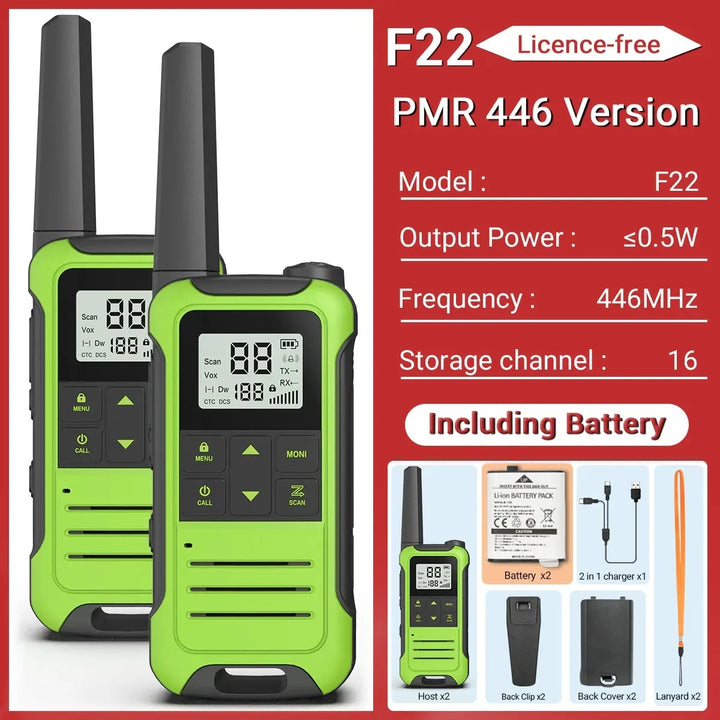 VegaComm 5KM Walkie Talkie Set