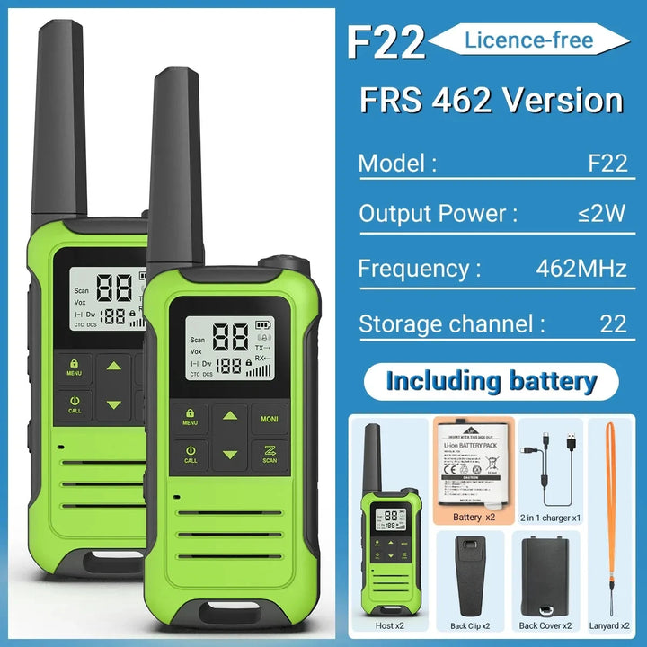 VegaComm 5KM Walkie Talkie Set